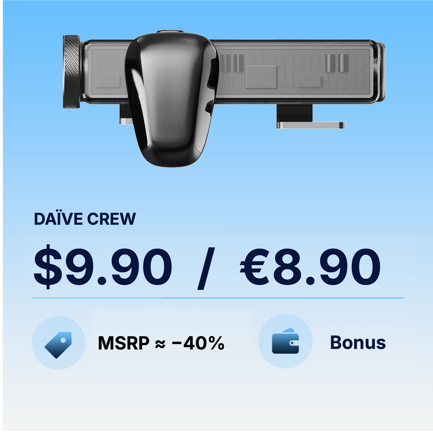 DAÏVE CREW – Offre de lancement exclusive HUD